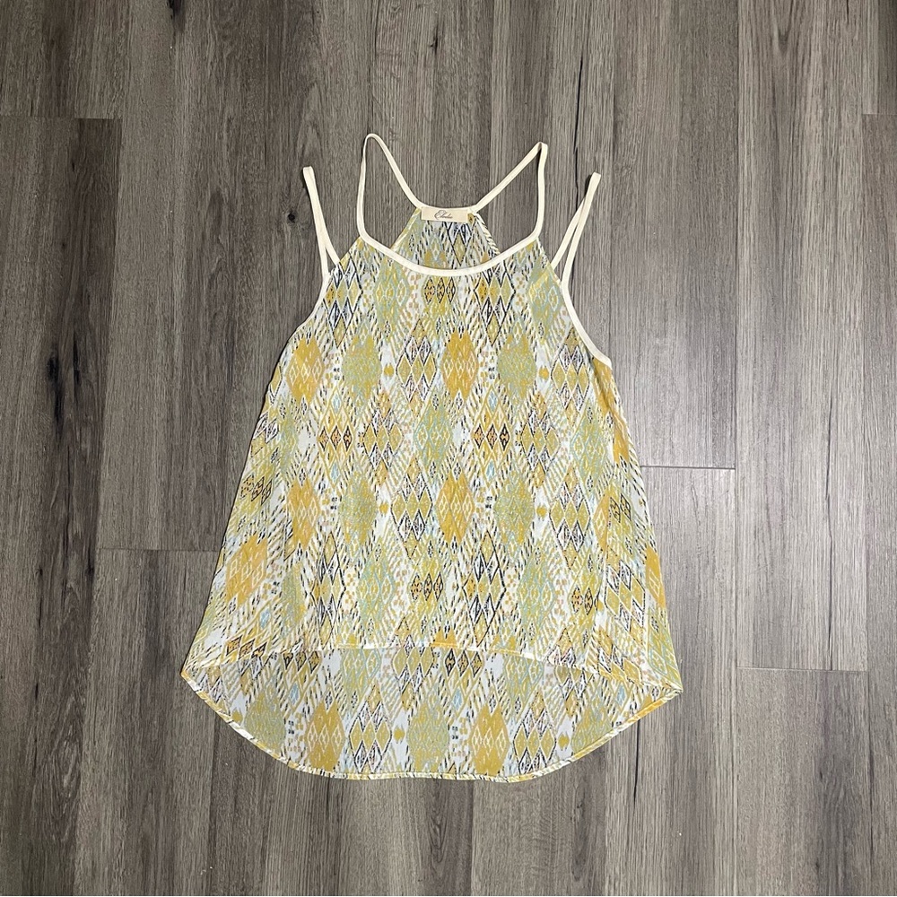 High Low Chiffon Blouse